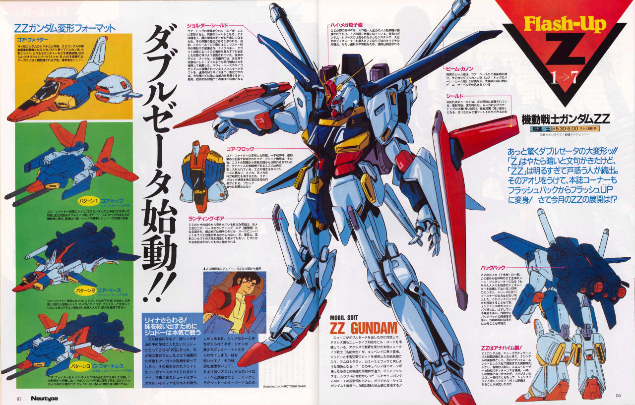 Zzガンダムは主人公機の中でもトップクラスに好き ブースト速報