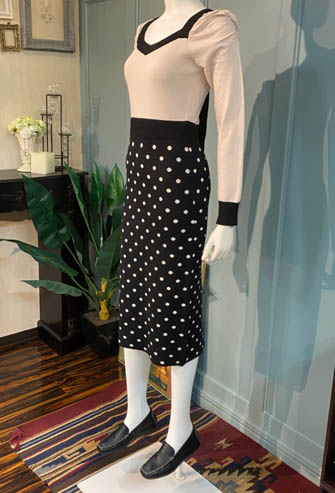 アソートパワショルニットタイトワンピース コーデ Glow News