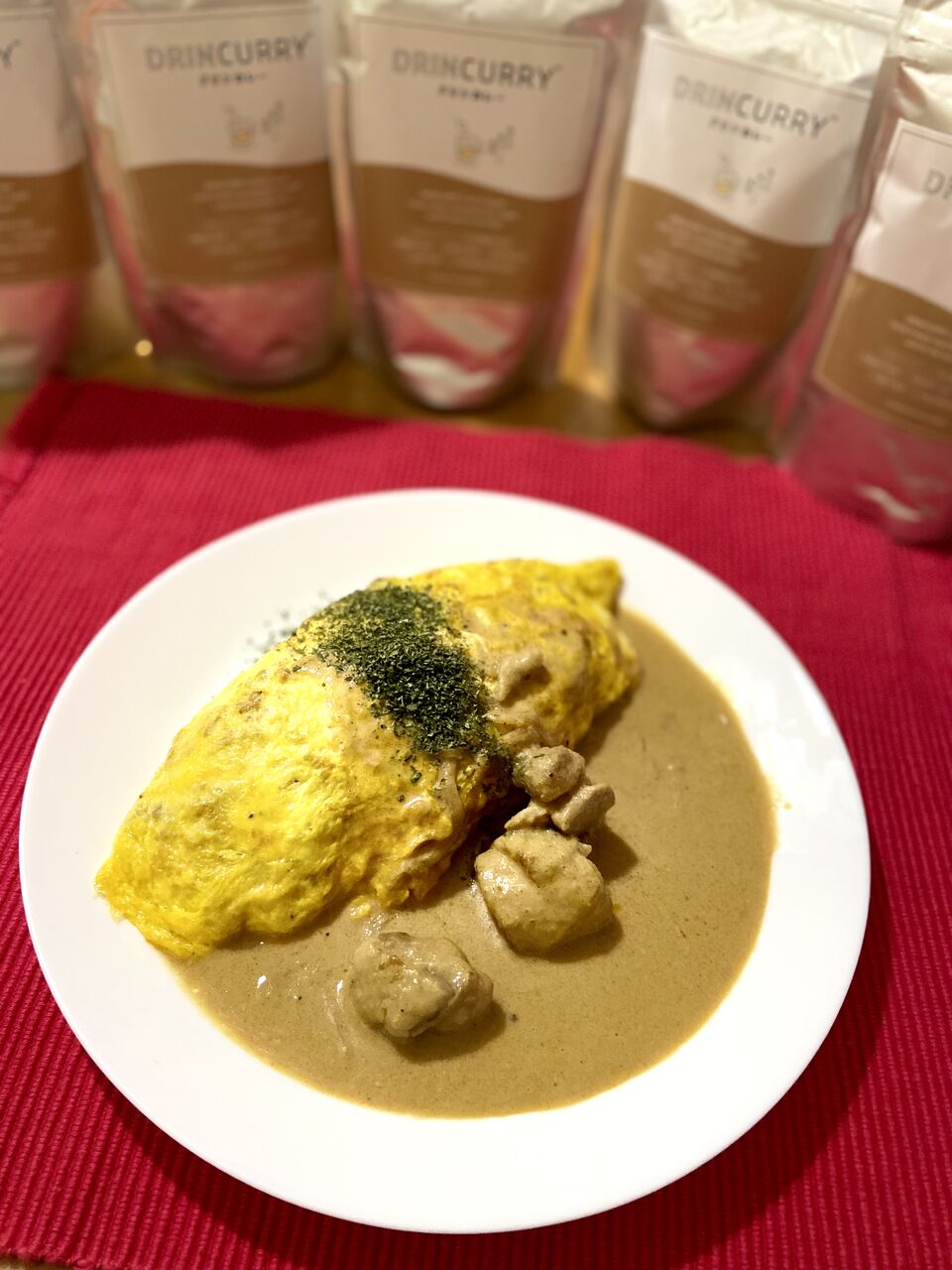 オムライスバターチキンはライスもドリンカレーで味付けしたwカレーオムライス グルテンフリー生活もっとおいしく たのしく グルフリ