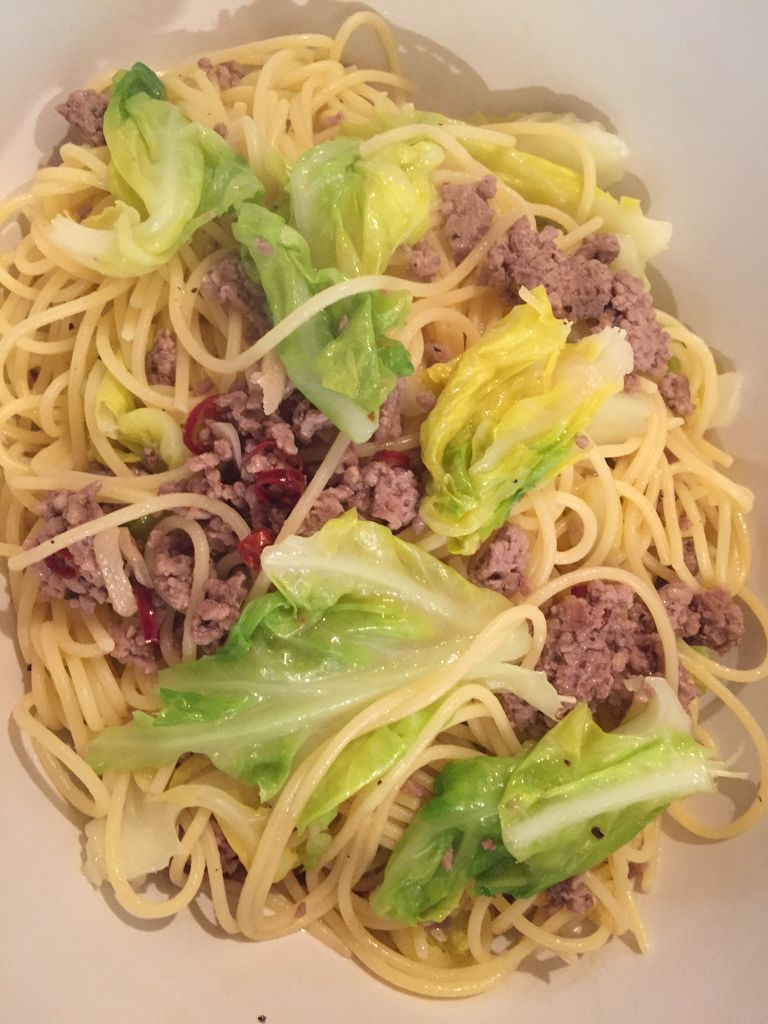 パスタ ひき肉