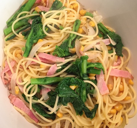 菜の花パスタ