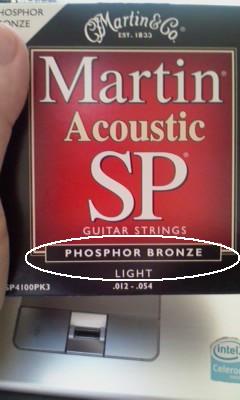 phosphor-bronze（フォスファーブロンズ弦）