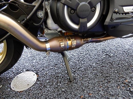 T-MAX530 6型 オーバーマフラー交換 : T-MAX530 6型 シグナスX 4型