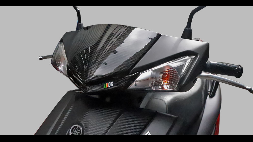 シグナス3型メーターフロントカウル MOS カーボン製フロントカウル【シグナスX 3型】軽量＆レーシーな