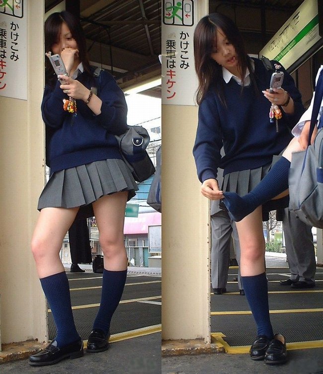 えっろいえっろい女子高生の太ももはこちら 笑 Gの旋律