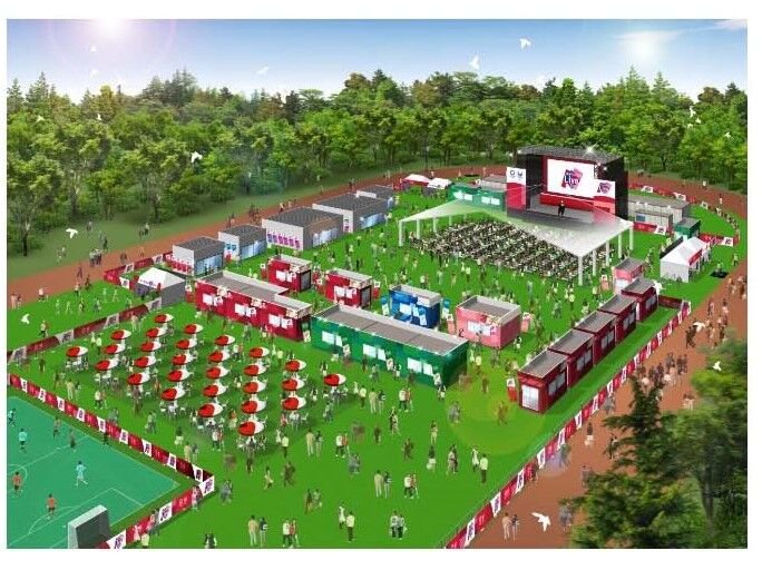 井の頭公園のライブサイト（パブリックビューイング）は中 ...