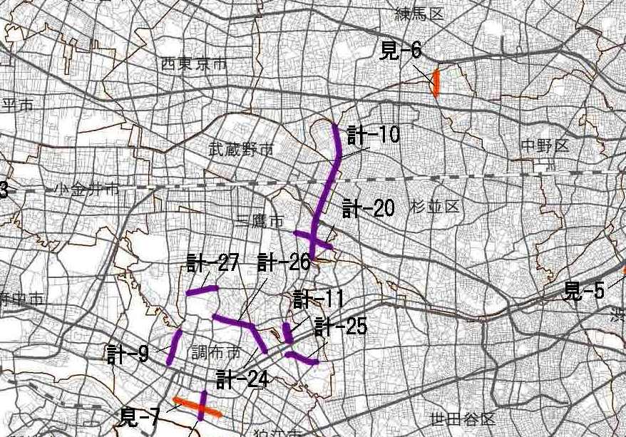 外環の２ 地上部 が計画検討路線に 武蔵野市議 川名ゆうじ Blog