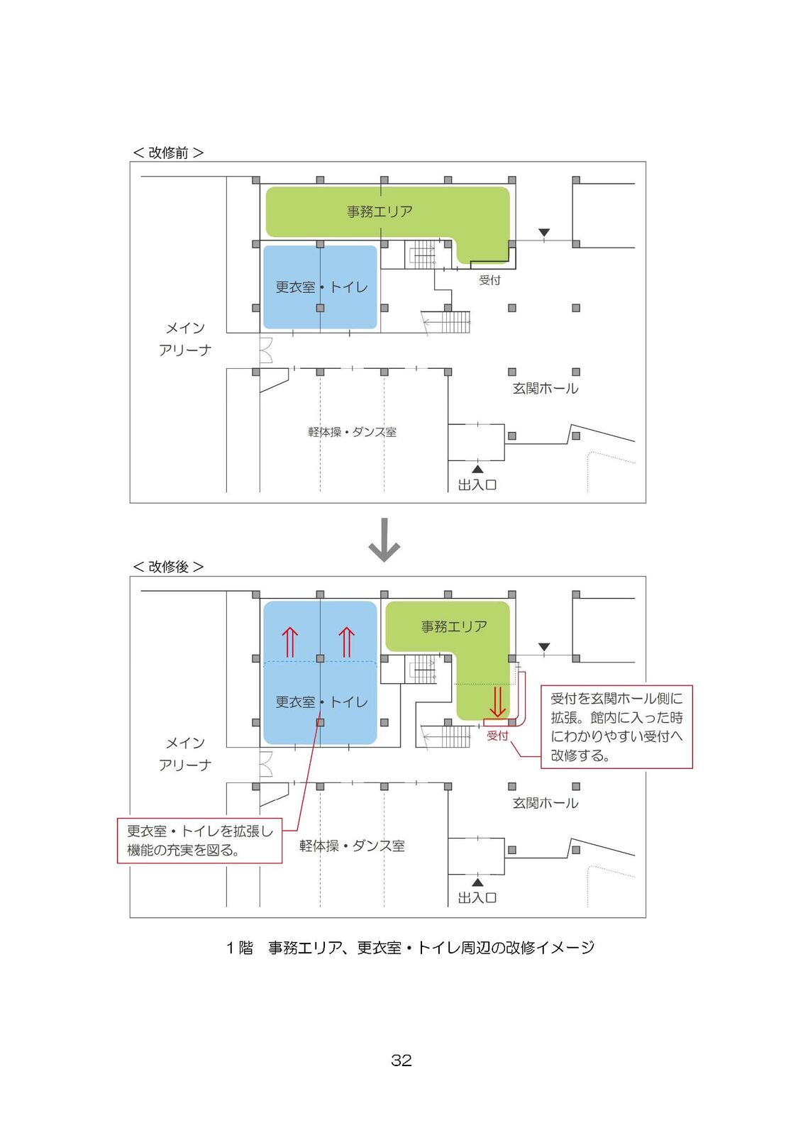 約54億円で武蔵野総合体育館を大改修へ 玄関横の樹木も？ こども平和像とは？ : 武蔵野市議 川名ゆうじ blog