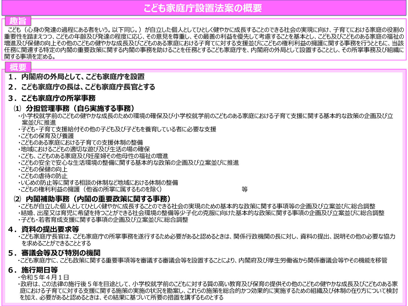 武蔵野市議 川名ゆうじ blog不安要素あり。こども家庭庁とこども基本法。こどもの権利との関係は?