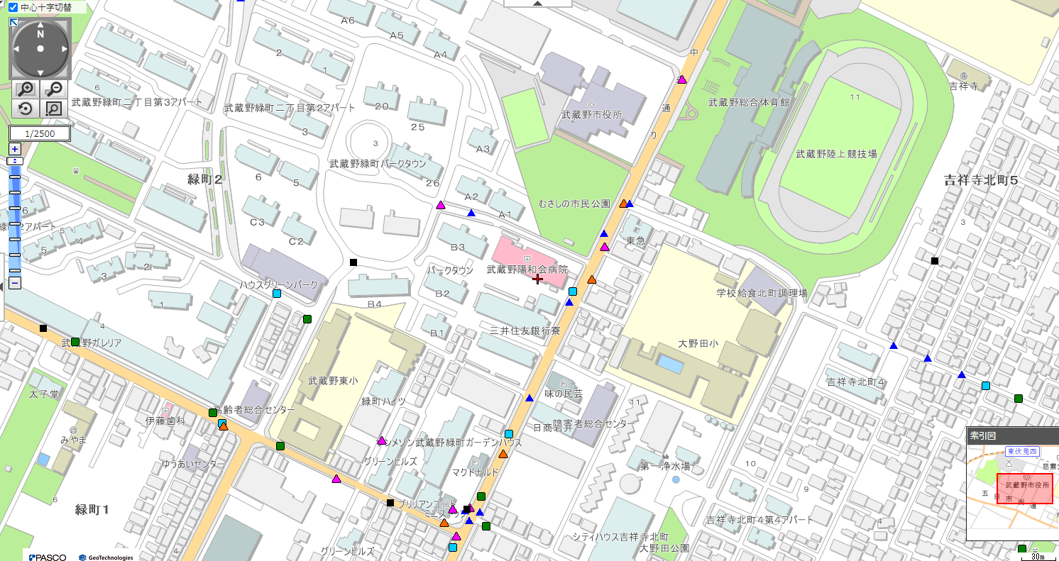 2015年【武蔵野市】　ブルーマップ 2015年【武蔵野市】 ブルーマップ - メルカリ