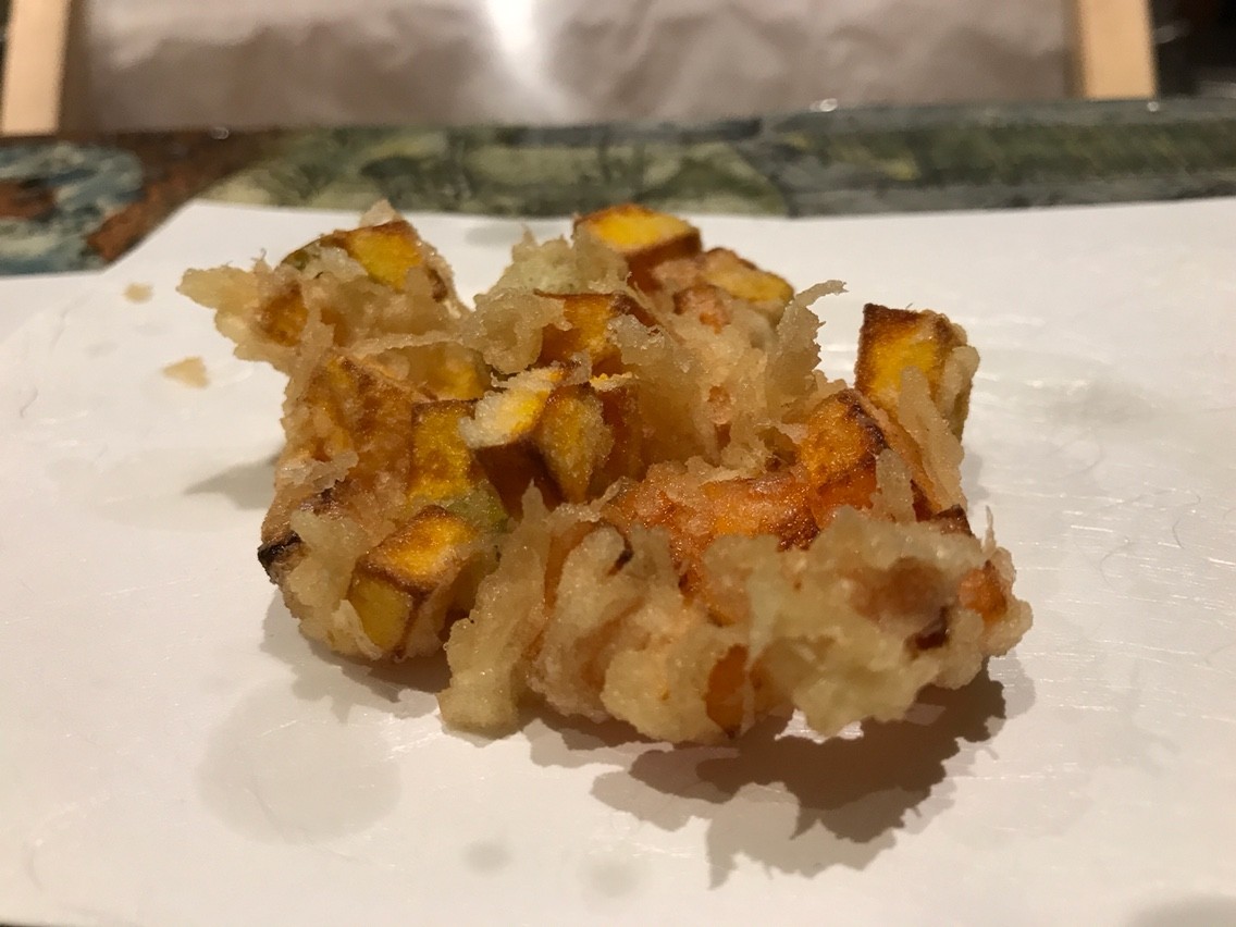 お父さん ロブスター天ぷら食べたい 息子 心の叫び Tempura Matsui ニューヨーク 今んところブルックリン派です