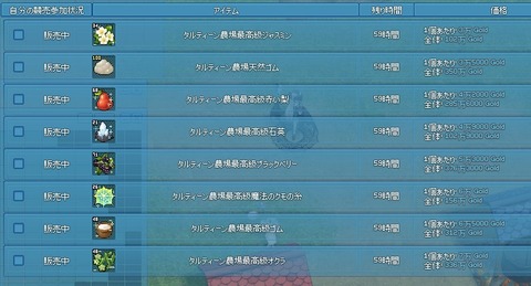 約１週間の成果