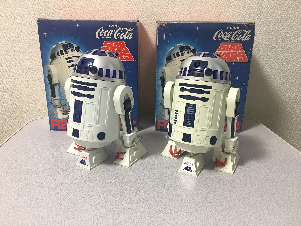 コカコーラ スター・ウォーズ R2-D2型 AMラジオ 箱付 – ROBOTROBOT