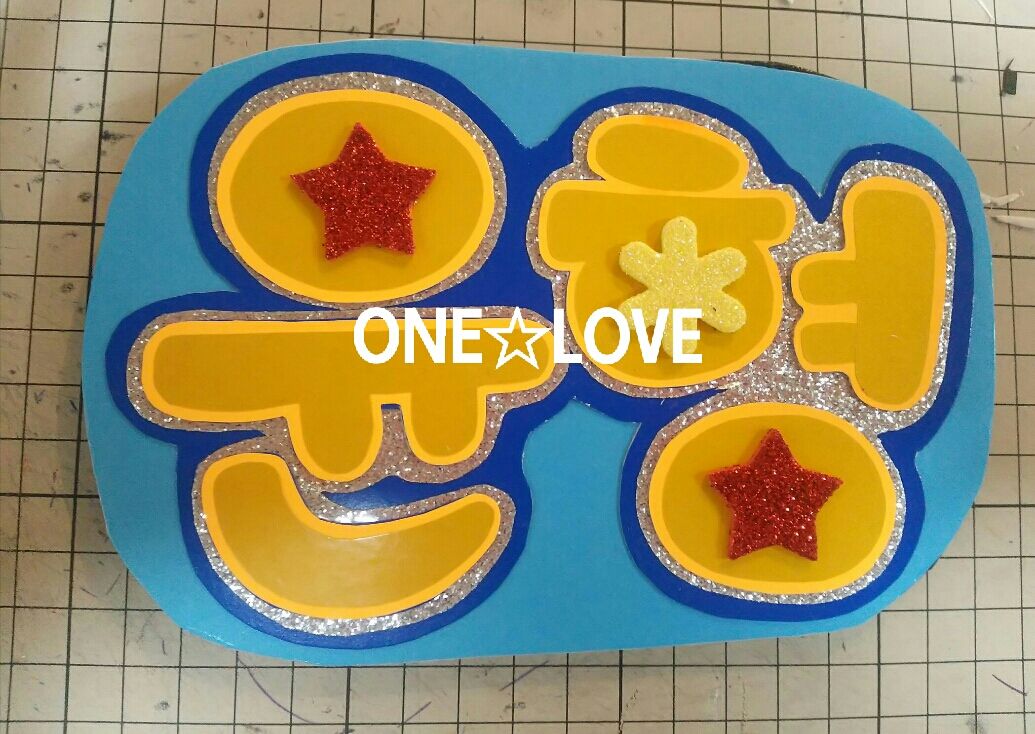 ペンライト用ネームプレート 応援ボード作ります One Love