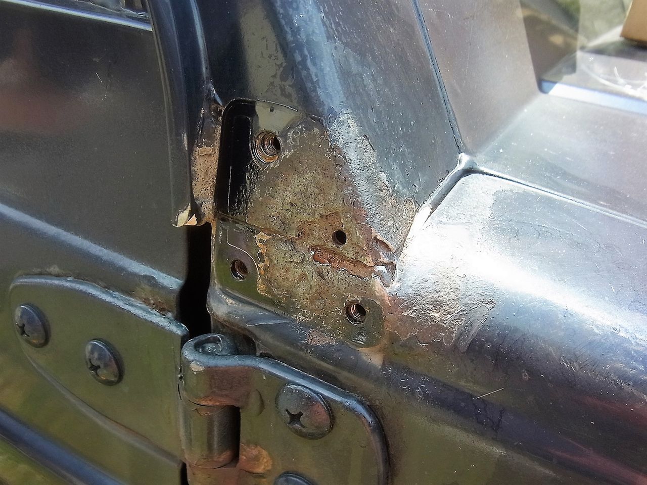 サビ 削るべし のち心晴れやかなり ジムニー Ja11サビ補修 ミラー基部と荷室フロアの腐食 サルナシの掘り掘り日記 越後黄金山の砂金を訪ねて サビ 削るべし のち心晴れやかなり ジムニー Ja11サビ補修 ミラー基部と荷室フロアの腐食 サルナシの掘り掘り日記 越後黄金山の砂金を訪ねて