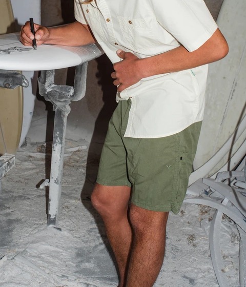 BLUE-BIRD-ELASTIC-WALKSHORT-ARMY