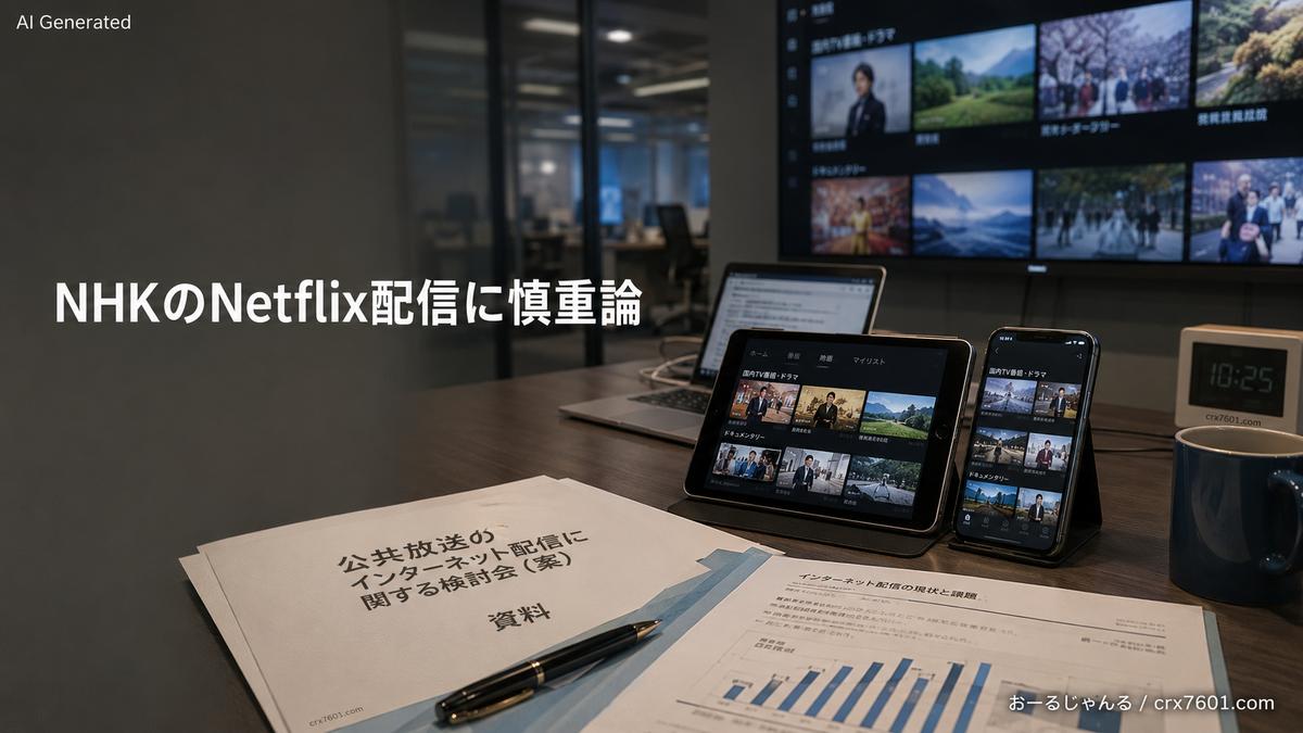 【速報】テレ東社長 「NHKさんさあ、Netflixにまで配信って節操なさすぎじゃない？受信料もらってるんだからさ｣