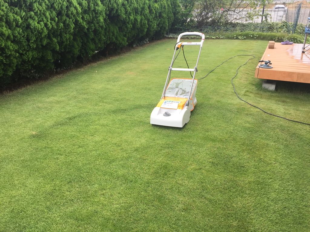 家庭の芝管理 Vol 49 ９月上旬 フェアリーリング対策 殺菌剤散布 五時脱自ブログ