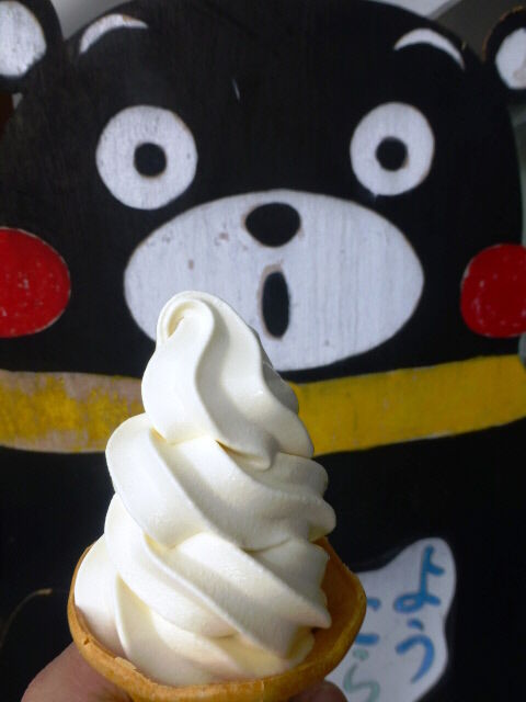 道の駅有明のデコポンソフト 天草旅行で食べた道の駅有明のデコポンソフト