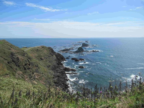 襟裳岬の風景