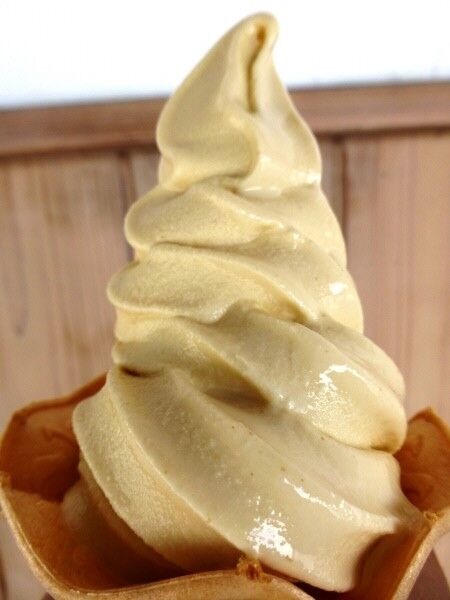 道の駅伊吹の里旬彩の森のそばソフトクリーム