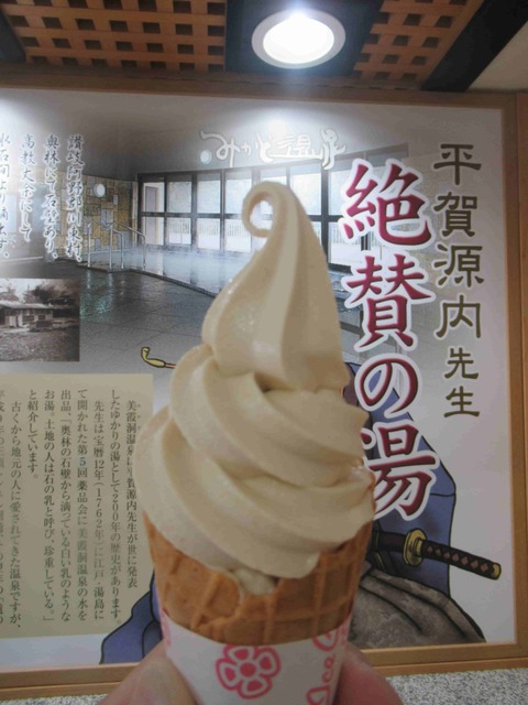 道の駅ことなみのきなこソフト