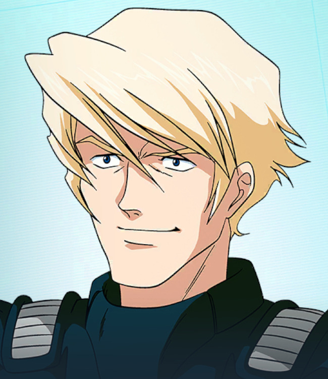 ガンダムのニムバス・シュターゼンとかいう顔が安定しないキャラ