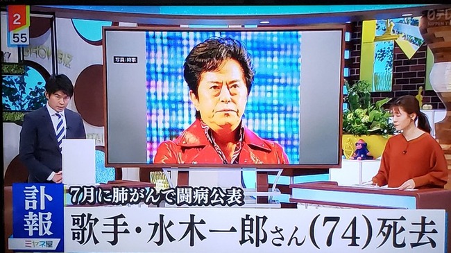 【訃報】 水木一郎さん、肺がんで死去 74歳 【訃報】 水木一郎さん、肺がんで死去 74歳