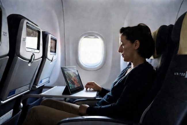 米ユナイテッド「飛行機内でイヤホンなしで動画を視聴している客を強制降機します」