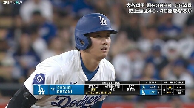 大谷、サヨナラ満塁ホームランで「40-40」の偉業達成!!メジャー史上最速、6人目の快挙 大谷、サヨナラ満塁ホームランで「40-40」の偉業達成!!メジャー史上最速、6人目の快挙