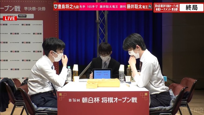 【速報】 藤井聡太、99%不利から豊島九段に逆転勝ち 【速報】 藤井聡太、99%不利から豊島九段に逆転勝ち