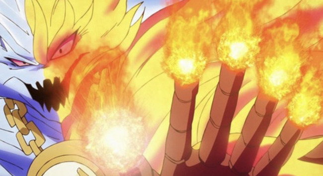 フレイザード「五指爆炎弾！！」