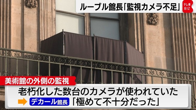 【悲報】ルーブル美術館の監視カメラのパスワード、「Louvre」だった
