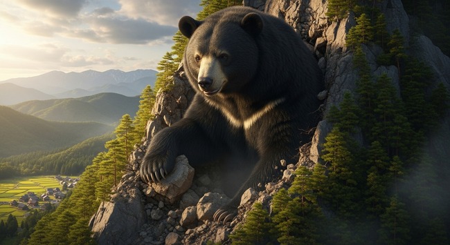 新潟県・阿賀野市「体長約50メートルのクマが目撃されました」（※誤報）