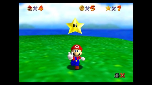 【マリオ64】初めてスター120枚いけた！