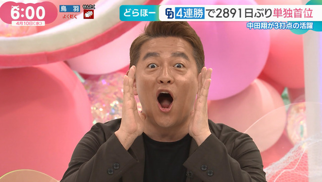名古屋のテレビ局、首位中日ドラゴンズを連日トップニュースで報道
