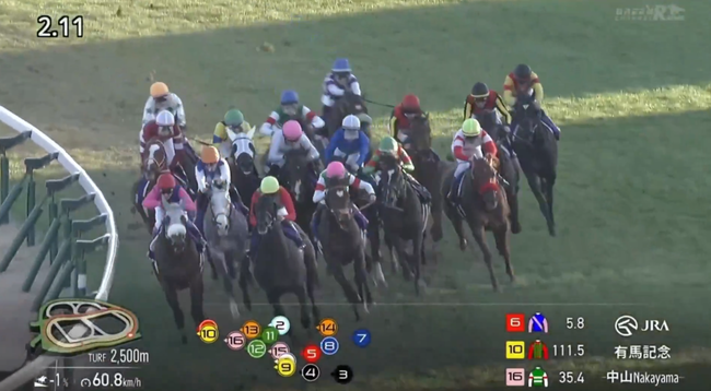 ●中山11R有馬記念、5レガレイラの単勝1000万買った