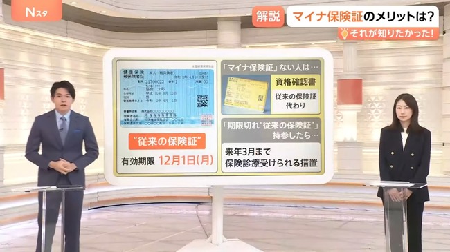 従来の健康保険証、有効期限切れ　ただし特例として2026年3月まではセーフ