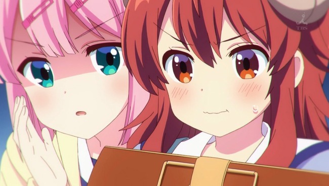 B アニメ まちカドまぞく シャミ子 雨が強くなってきました