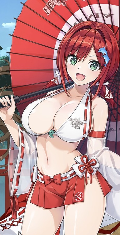 【画像】 ドルフィンウェーブの世界の巫女服、ハレンチすぎる