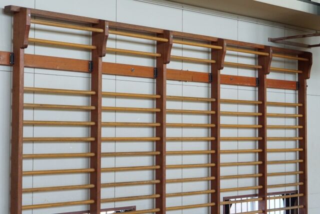 体育館の壁にある謎のアレ