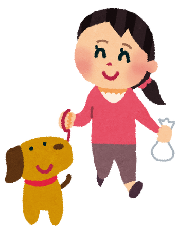 「俺もついて行くわ」犬の散歩をしていた女児に突然お供宣言する猿が現れる