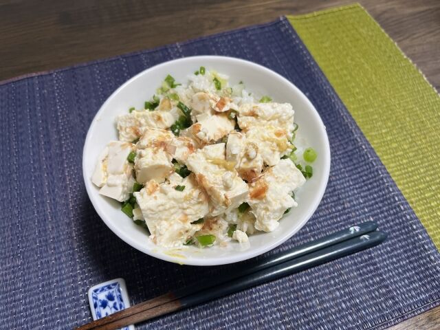 【朗報】豆腐かけごはん、うまい