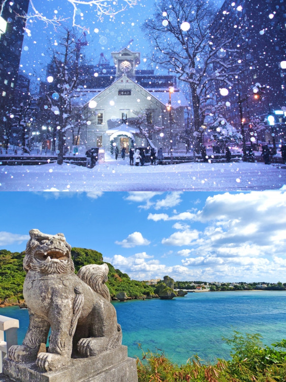 北海道 or 沖縄県 ←どっちかに絶対住むとしたら