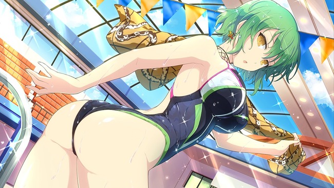 我思…競泳水着卑猥…