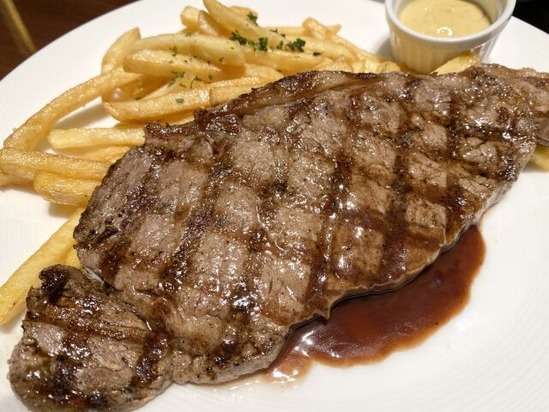 深夜にステーキ食うてもいいかも