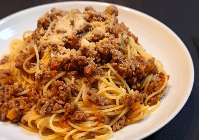 最強パスタはミートソースに決まりまんた
