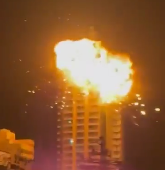 【動画】 イラン、タワマンに神風ドローン攻撃開始