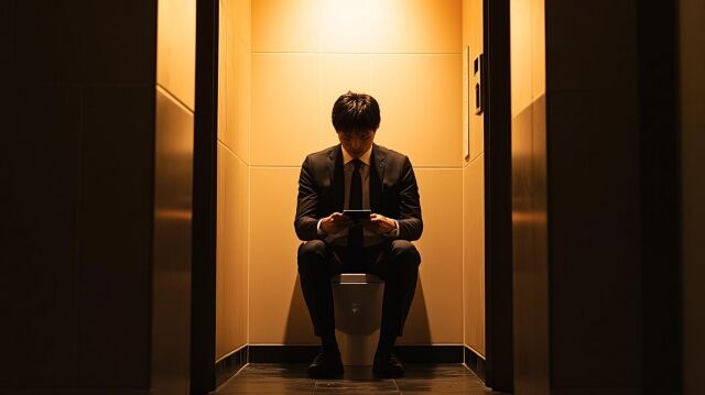 【緊急】 トイレでスマホいじるのいますぐやめろ