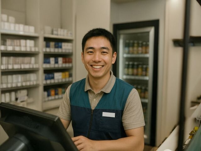 スキマバイトさん、コンビニ夜勤中に現金や切手を盗んで逮捕